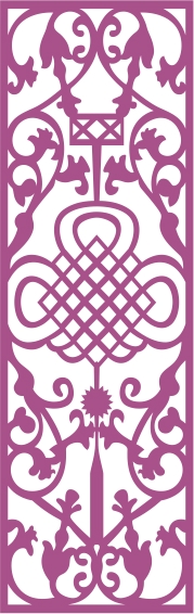 طرح پنل بدون درز شماره 203 مناسب برای استفاده در دستگاه های cnc چوب و cnc لیزر - laser cut vector panel seamless 203 cdr file