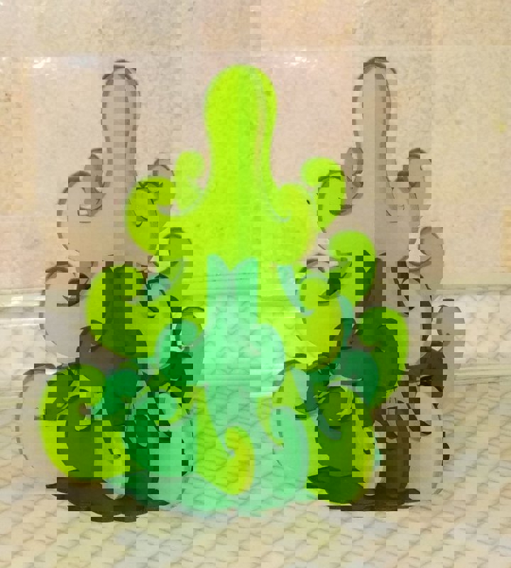 طرح درخت کریسمس سه بعدی مناسب برای استفاده در دستگاه های cnc چوب و cnc لیزر - laser cut 3d christmas tree