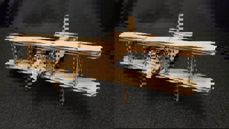 طرح مقوای دو صفحه ای مناسب برای استفاده در دستگاه های cnc چوب و cnc لیزر - laser cut cardboard bi plane