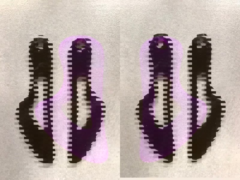 طرح گوشواره‌های حلقه‌ای مناسب برای استفاده در دستگاه های cnc چوب و cnc لیزر - laser cut loop earrings