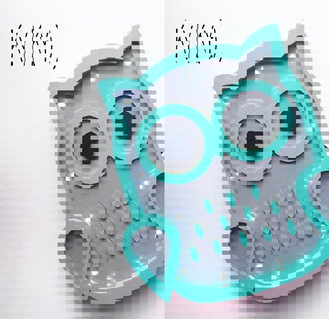 طرح چراغ جغد مناسب برای استفاده در دستگاه های cnc چوب و cnc لیزر - laser cut owl lamp cdr file