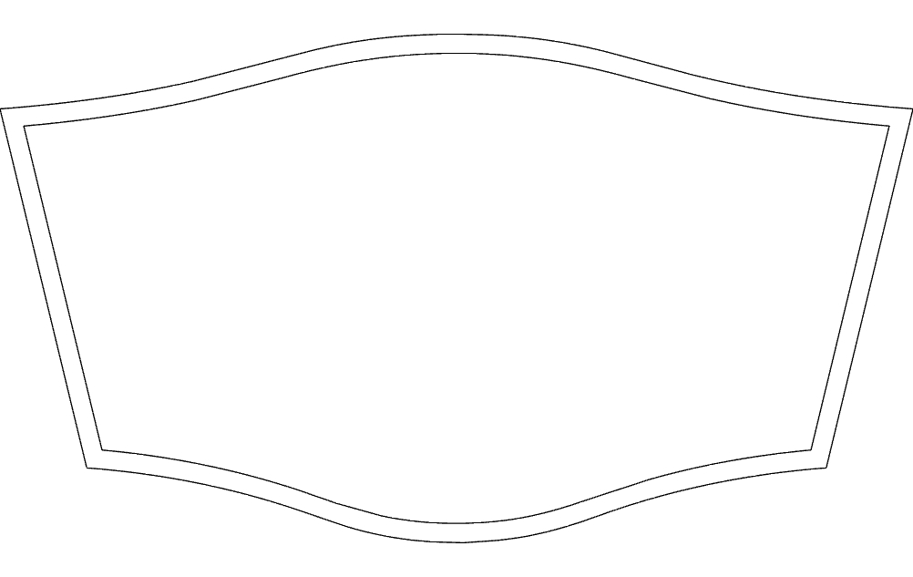 طرح ساده قاب مناسب برای استفاده در دستگاه های cnc چوب و cnc لیزر - frame simple dxf file