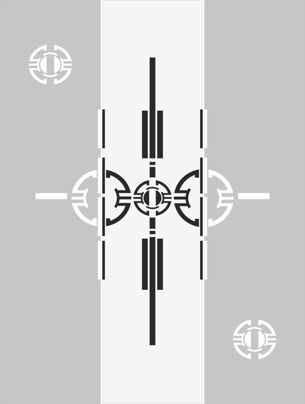 طرح پترن سندبلاست تکنو مدرن مناسب برای استفاده در دستگاه های cnc چوب و cnc لیزر - modern techno sandblast pattern cdr file