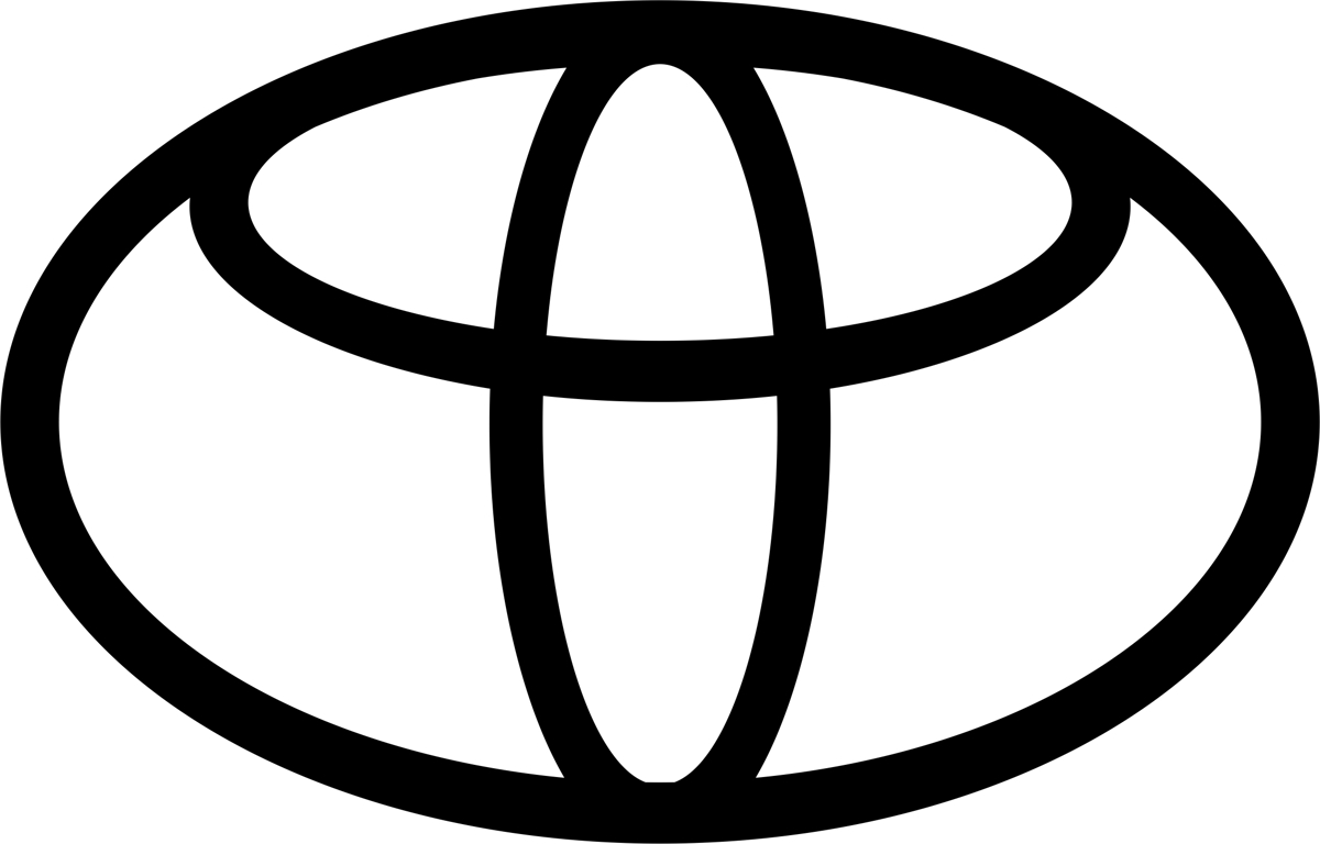 طرح وکتور لوگوی تویوتا مناسب برای استفاده در دستگاه های cnc چوب و cnc لیزر - toyota logo vector cdr file