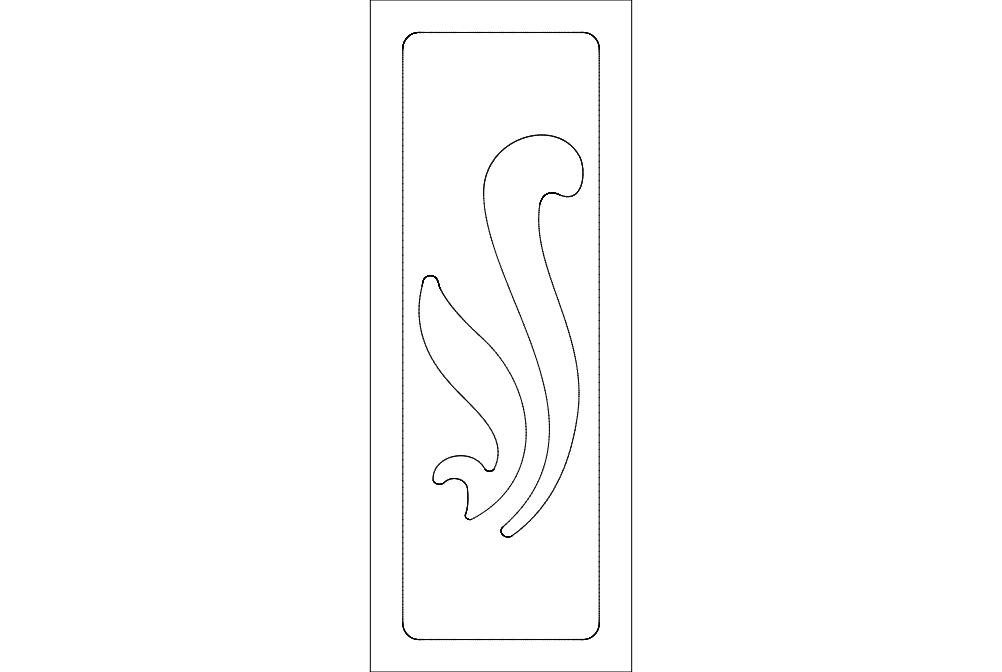 طرح کاپ ایزیمی مناسب برای استفاده در دستگاه های cnc چوب و cnc لیزر - kap izimi dxf file