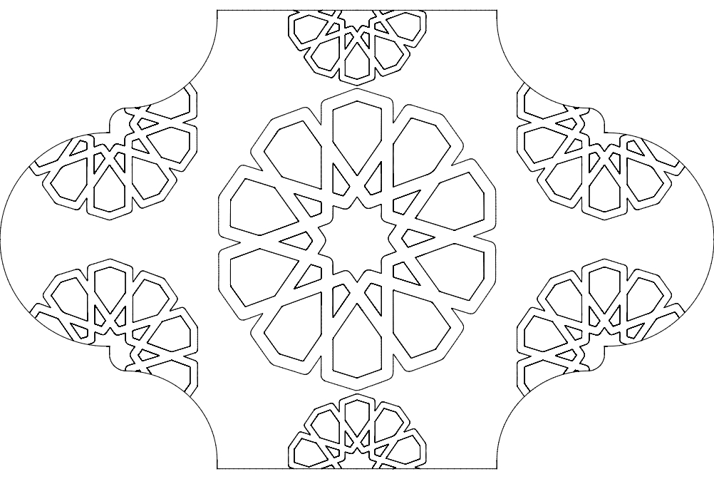 طرح ارکان ارول ایزیم مناسب برای استفاده در دستگاه های cnc چوب و cnc لیزر - erkan erol izim dxf file