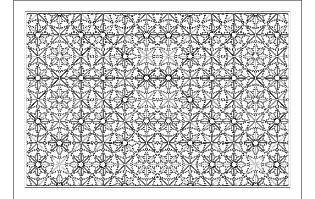 طرح با فرمت جدا مناسب برای استفاده در دستگاه های cnc چوب و cnc لیزر - Design and vector for CNC machine