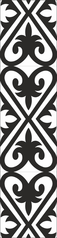 طرح فایل وکتور هنری منبت کاری تزئینی روی چوب مناسب برای استفاده در دستگاه های cnc چوب و cnc لیزر - wood carving decorative vector art cdr file