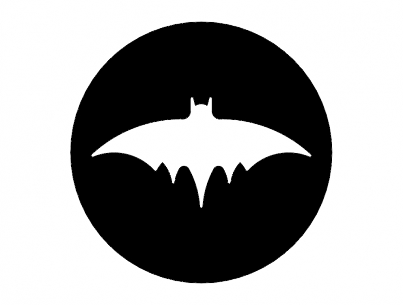 طرح خفاش مناسب برای استفاده در دستگاه های cnc چوب و cnc لیزر - bat dxf file