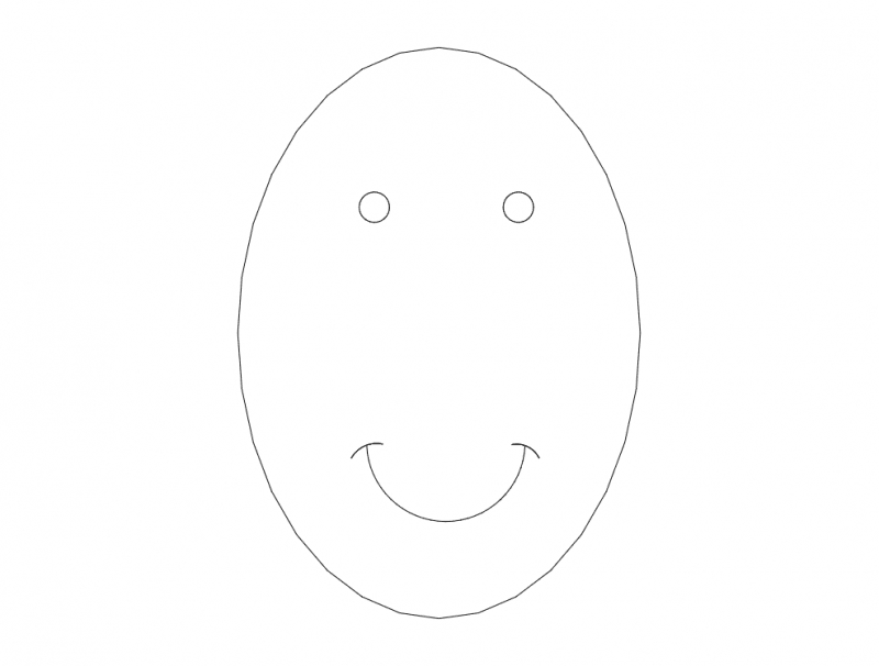 طرح تخم مرغ مناسب برای استفاده در دستگاه های cnc چوب و cnc لیزر - egg dxf file