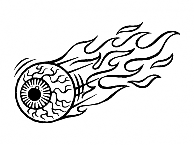 طرح چشم مناسب برای استفاده در دستگاه های cnc چوب و cnc لیزر - eye dxf file