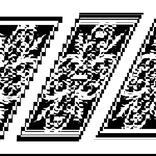 طرح شابلون عالی مناسب برای استفاده در دستگاه های cnc چوب و cnc لیزر - stencil design great for the laser cutter dxf file