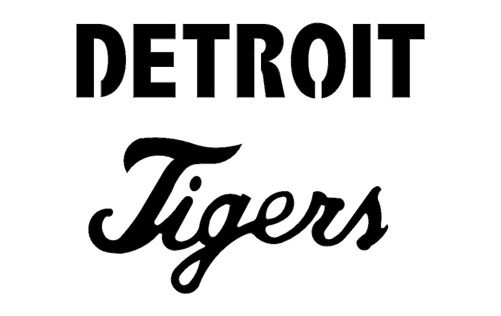 طرح ببرهای دیترویت مناسب برای استفاده در دستگاه های cnc چوب و cnc لیزر - detroit tigers dxf file
