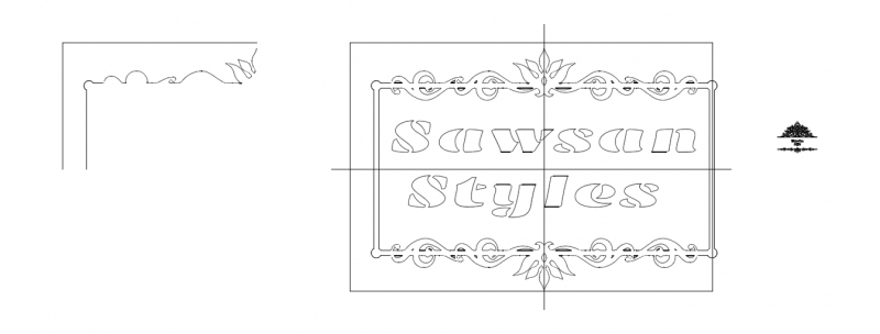 طرح بدون عنوان ۲ مناسب برای استفاده در دستگاه های cnc چوب و cnc لیزر - untitled 2 dxf file