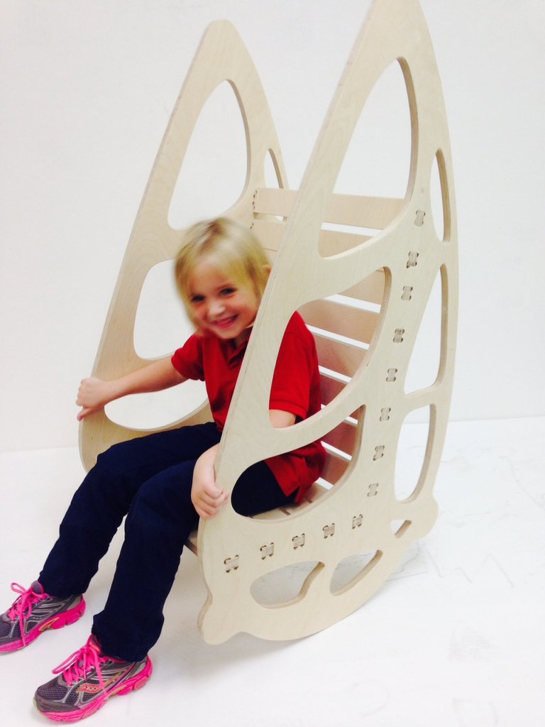 طرح صندلی پروانه ای مناسب برای استفاده در دستگاه های cnc چوب و cnc لیزر - buterfly chair dxf file