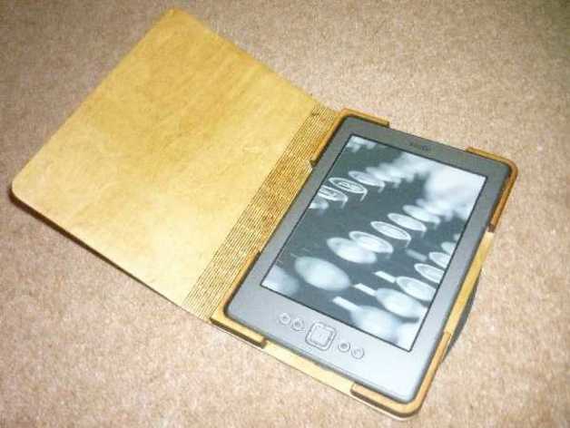 طرح کیس کیندل مناسب برای استفاده در دستگاه های cnc چوب و cnc لیزر - kindle case dxf file