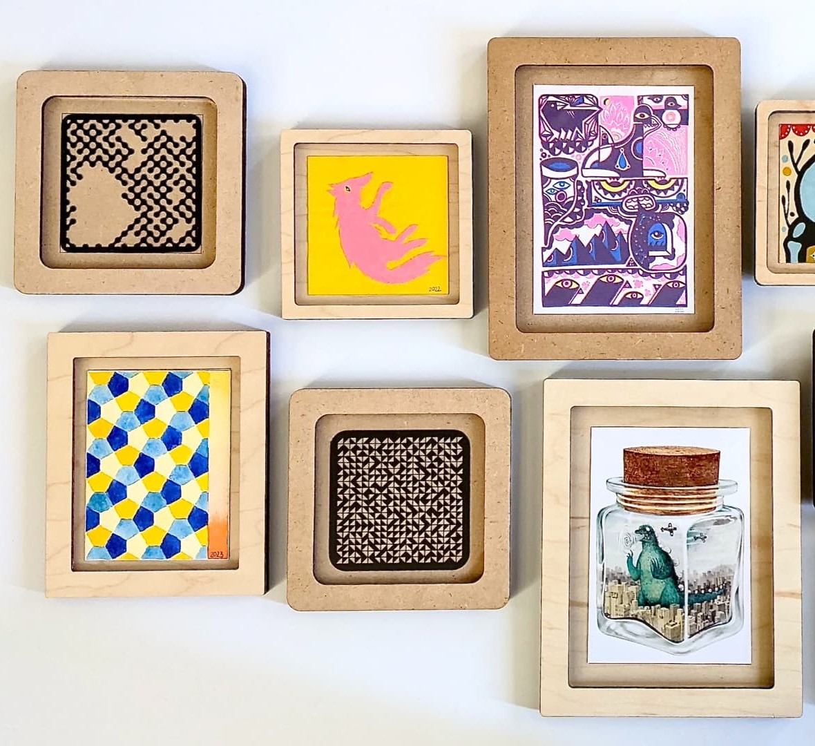 طرح قاب عکس مناسب برای استفاده در دستگاه های cnc چوب و cnc لیزر - laser cut picture frame svg file