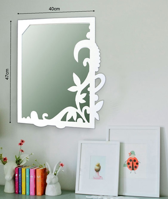 طرح قاب آینه دکوراتیو مناسب برای استفاده در دستگاه های cnc چوب و cnc لیزر - laser cut decorative mirror frame dxf file