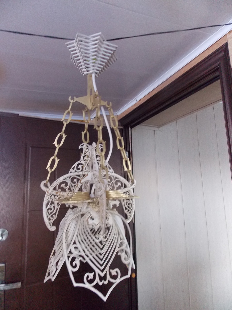طرح چراغ سقفی ۴ میلی‌متری مناسب برای استفاده در دستگاه های cnc چوب و cnc لیزر - laser cut ceiling light lamp 4mm cdr file