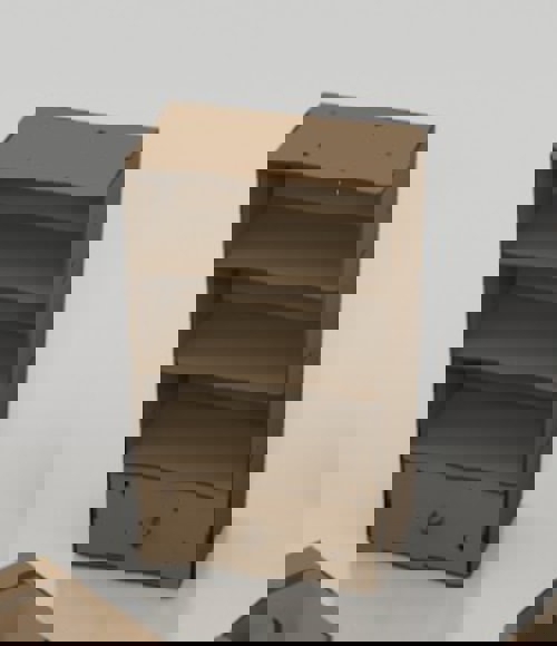 طرح کمد اسباب بازی کودک و نوجوان طرح ام دی اف با ضخامت 3 میلی متر و فرمت cdr مناسب برای استفاده در دستگاه های cnc چوب و cnc لیزر - laser cut toy closet baby toddler toy mdf 3mm cdr file