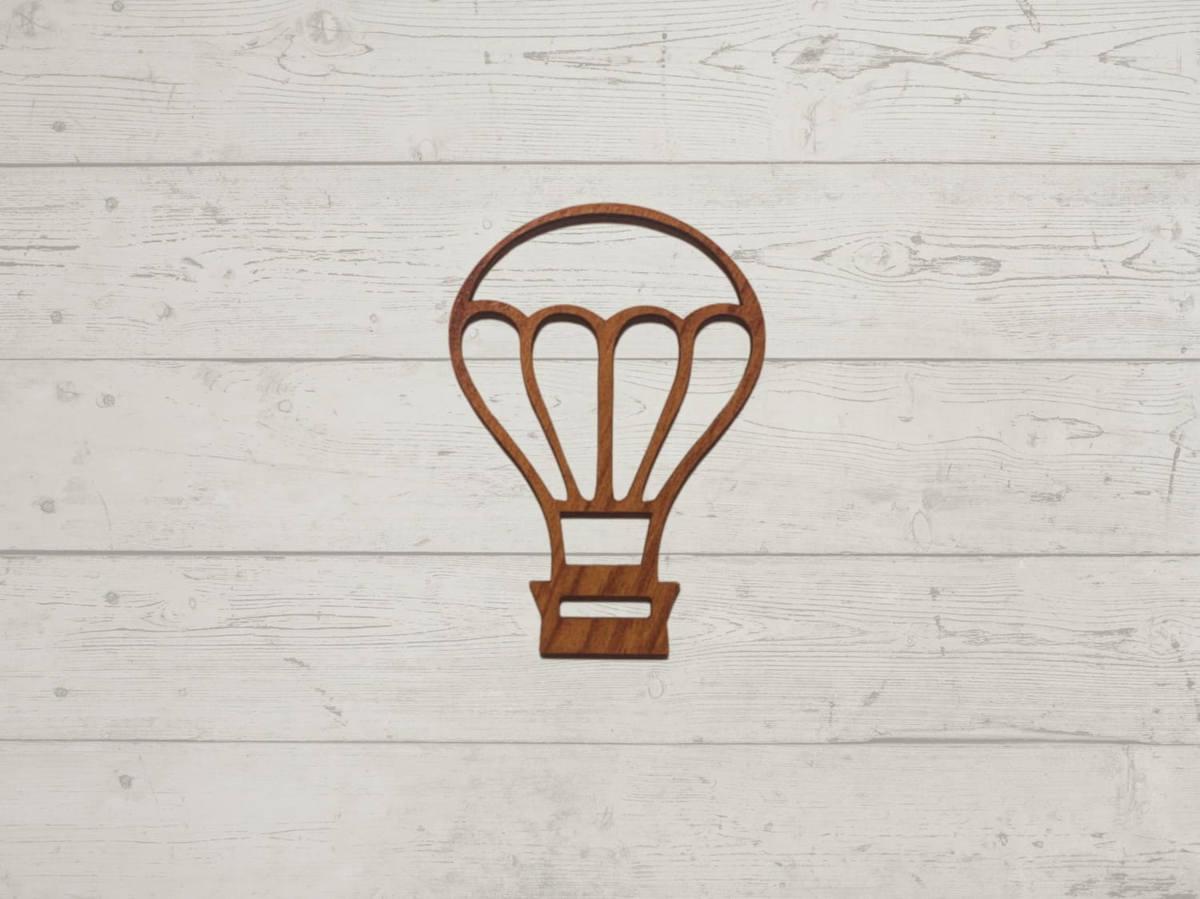 طرح برش بادکنک هوای گرم با فرمت چوبی مخصوص لیزر مناسب برای استفاده در دستگاه های cnc چوب و cnc لیزر - laser cut hot air balloon wood cutout cdr file