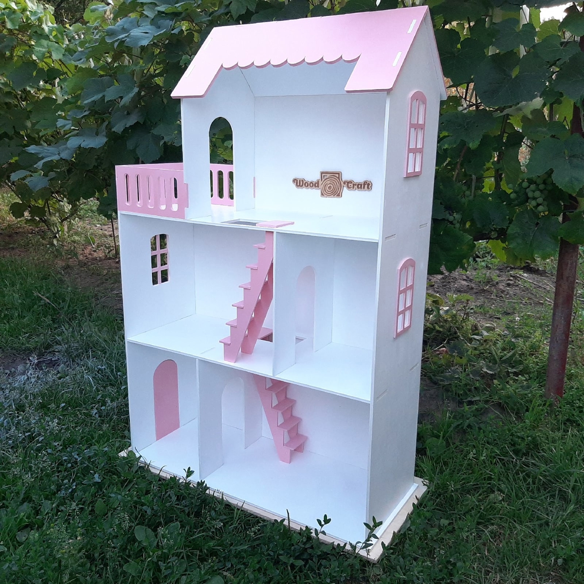 طرح خانه عروسکی چوبی با ضخامت ۶ میلی‌متر مناسب برای استفاده در دستگاه های cnc چوب و cnc لیزر - laser cut wooden dollhouse 6mm cdr file