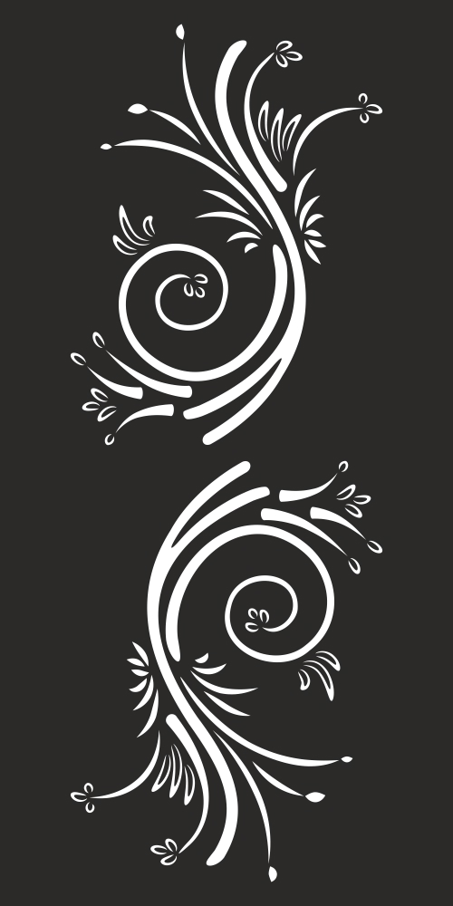 طرح فایل وکتور طرح فنری بدون درز مناسب برای استفاده در دستگاه های cnc چوب و cnc لیزر - seamless spring pattern vector cdr file