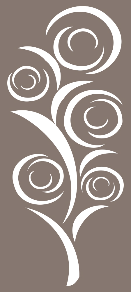 طرح فایل وکتور پترن و الگوی درخت انتزاعی تزئینی روی پرده مناسب برای استفاده در دستگاه های cnc چوب و cnc لیزر - abstract tree decorative screen pattern vector cdr file