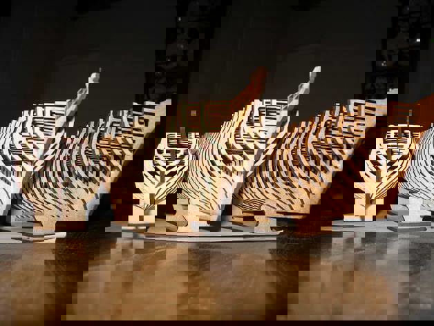 طرح گل لاله مناسب برای استفاده در دستگاه های cnc چوب و cnc لیزر - nuhun gemisi dxf file