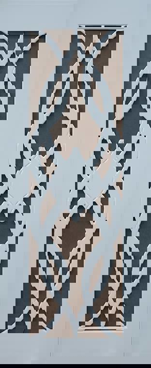 طرح درب 070 تنظیم شده مناسب برای استفاده در دستگاه های cnc چوب و cnc لیزر - Design and vector for CNC machine