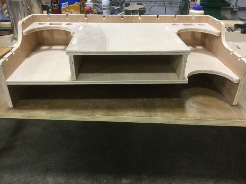 طرح پایه مانیتور کامپیوتر مناسب برای استفاده در دستگاه های cnc چوب و cnc لیزر - computer monitor stand dxf file