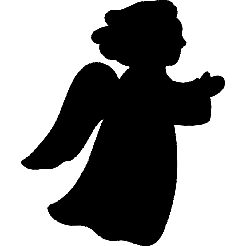 طرح فرشته مناسب برای استفاده در دستگاه های cnc چوب و cnc لیزر - angel dxf file