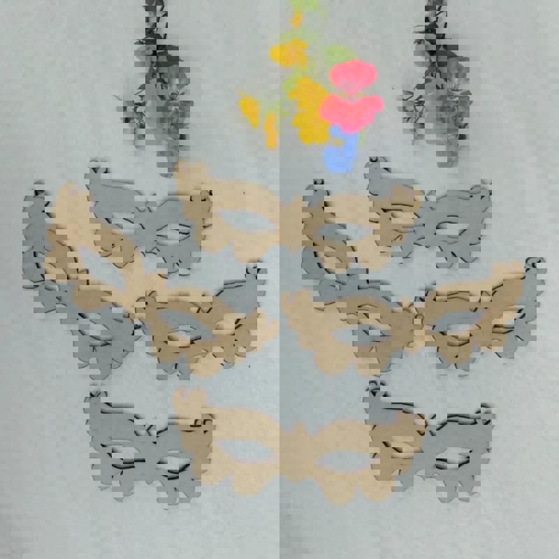 طرح ماسک تولد و مهمانی ماردی گراس مناسب برای استفاده در دستگاه های cnc چوب و cnc لیزر - laser cut mardi gras mask birthday and party mask