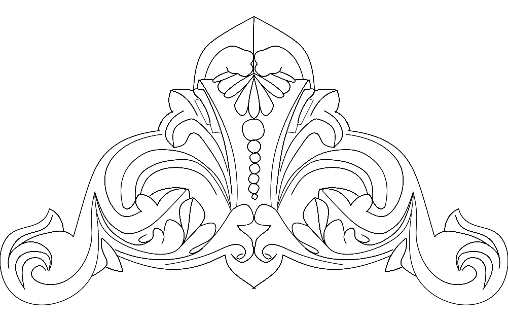 طرح 6 مناسب برای استفاده در دستگاه های cnc چوب و cnc لیزر - design 6 dxf file