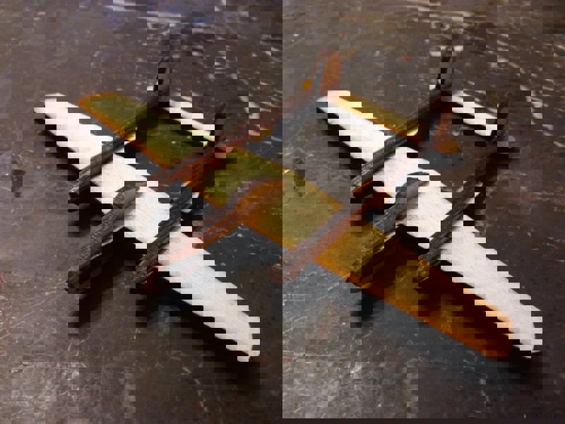 طرح هواپیمای رعد و برق p38 مناسب برای استفاده در دستگاه های cnc چوب و cnc لیزر - laser cut p 38 lightning aircraft dxf file