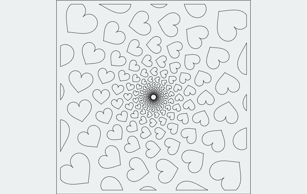 طرح سه بعدی جداکننده قلب مناسب برای استفاده در دستگاه های cnc چوب و cnc لیزر - Design and vector for CNC machine