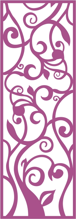 طرح پنل وکتور بدون درز شماره ۱۹۲ مناسب برای استفاده در دستگاه های cnc چوب و cnc لیزر - laser cut vector panel seamless 192 cdr file