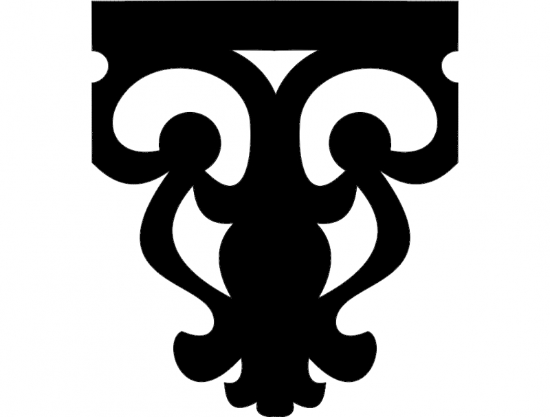 طرح اورن ۷۶ ۰ مناسب برای استفاده در دستگاه های cnc چوب و cnc لیزر - design orn 76 0 dxf file