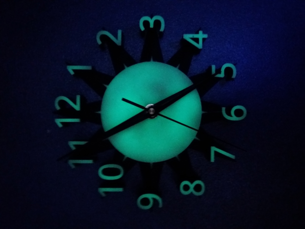 طرح ساعت دیواری مدل خورشید برای دستگاه cnc چوب Sun Clock