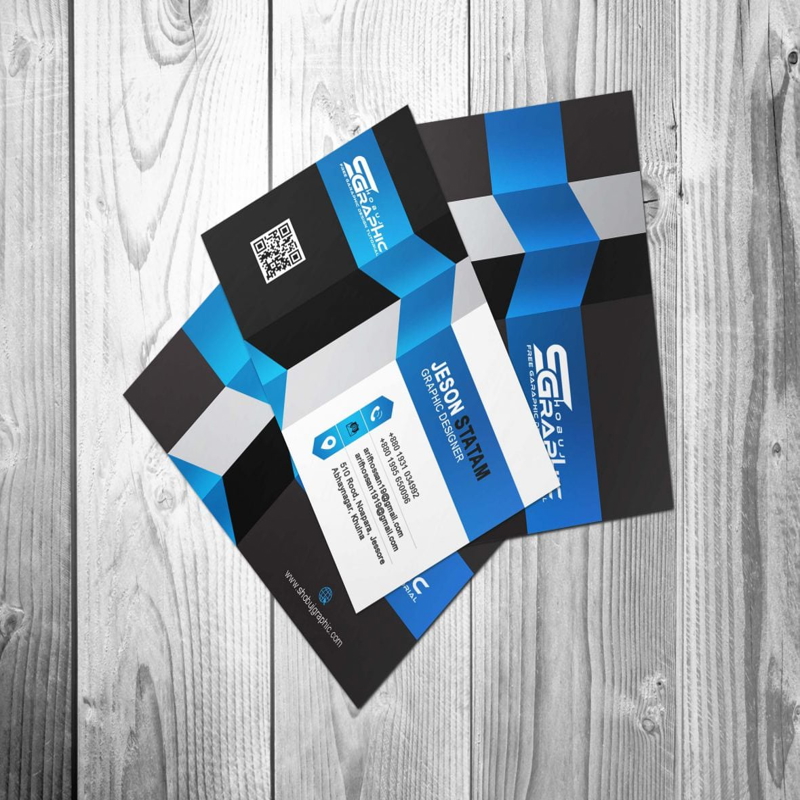 فایل طراحی کارت ویزیت سه بعدی - 3D Business Card Design Design