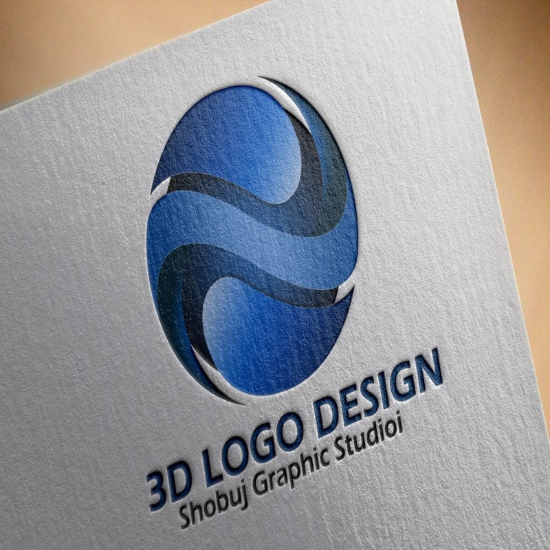 فایل طراحی لوگوی سه بعدی، سورس کامل PSD - 3d Logo Design Full PSD Source