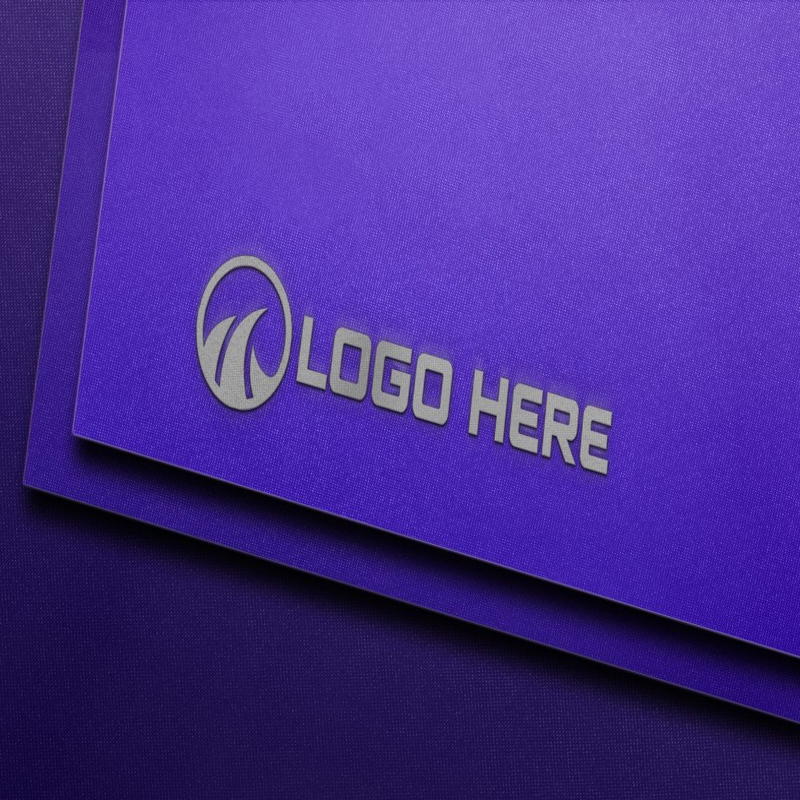 فایل موکاپ لوگو سه بعدی پنبه ای واقع گرایانه - 3D Realistic Cotton Logo Mockup
