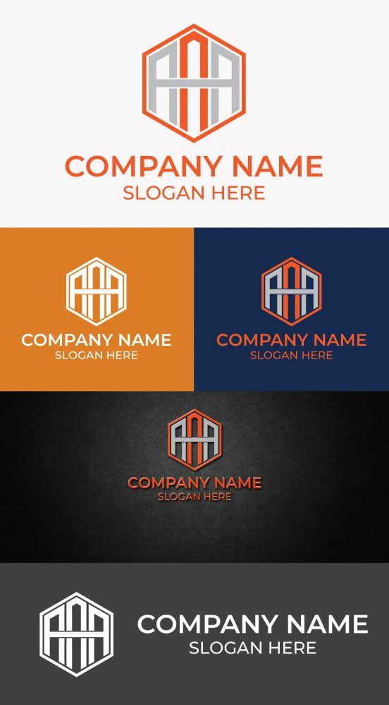 فایل الگوی هوش مصنوعی مونوگرام حرف AAA - AAA Letter Monogram AI Template