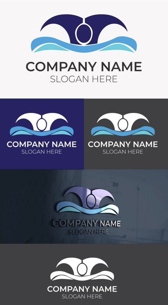 فایل طراحی لوگو انتزاعی برای قالب شرکت - Abstract Logo Design For Company Template