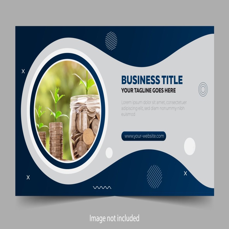 فایل بنر انتزاعی وب‌سایت با اشکال مدرن - Abstract website banner with modern shapes