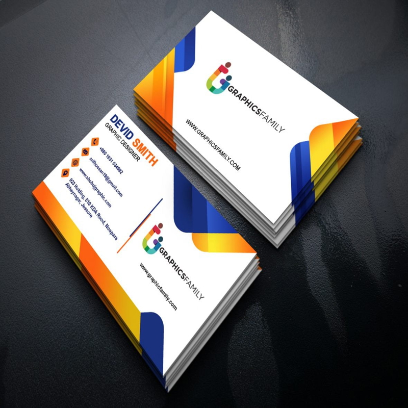 فایل طراحی کارت ویزیت مدیر حساب - Account Executive Business Card Design