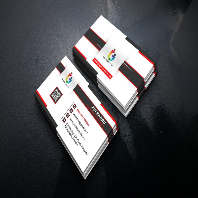 فایل طرح لایه باز کارت ویزیت حسابدار سرپرست (psd) - Accountant Supervisor Business Card Design Template psd