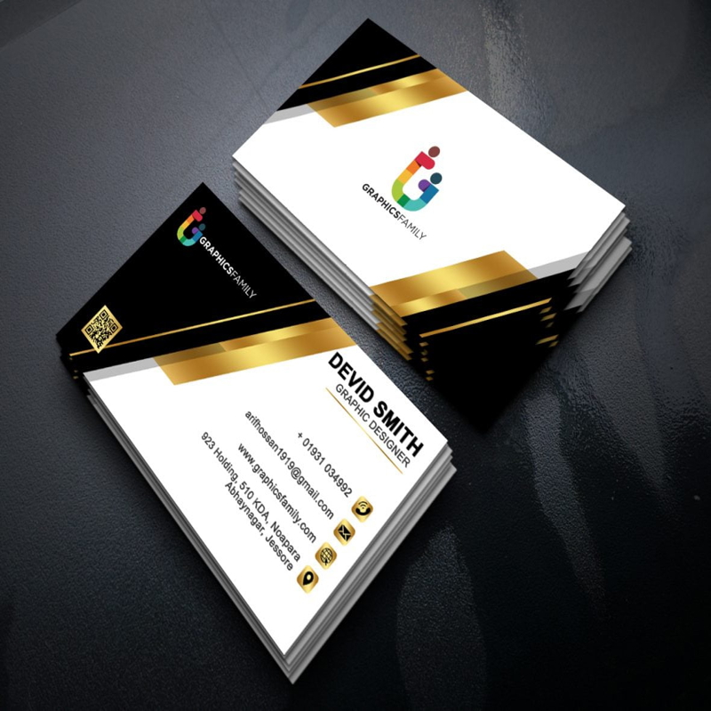 فایل الگوی کارت ویزیت تحلیلگر حسابداری - Accounting Analyst Business Card Template