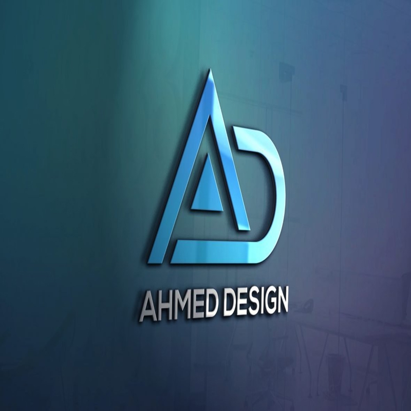 فایل طراحی لوگوی حروف AD - AD Letters Logo Template Design
