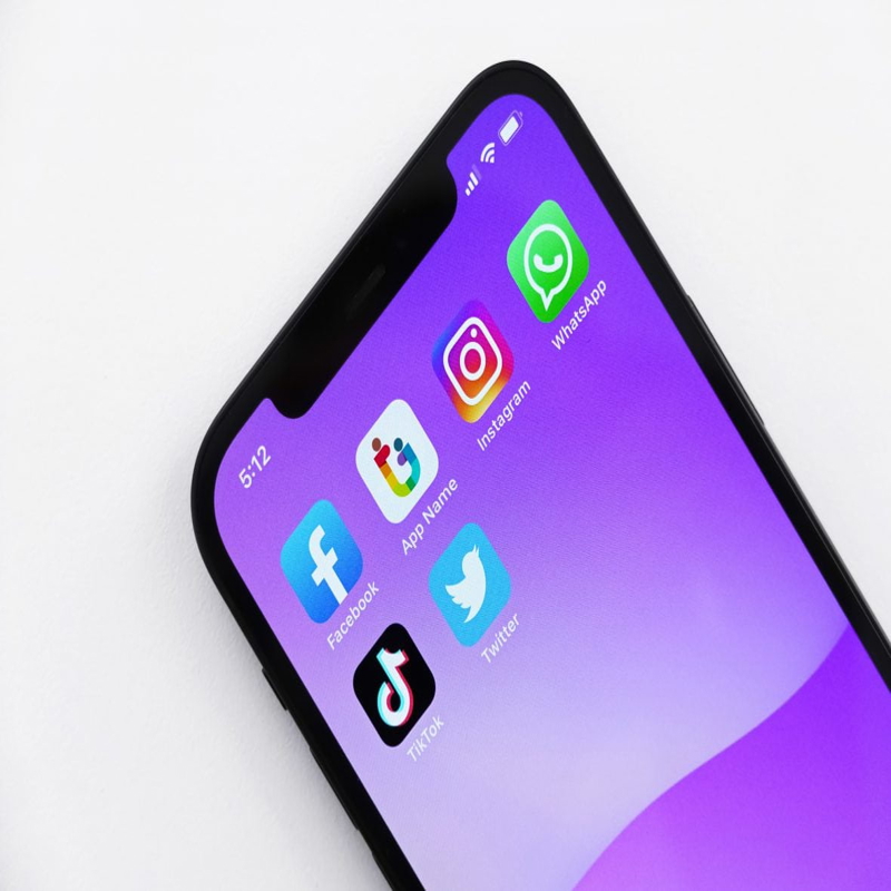 فایل موکاپ آیکون برنامه با فوکوس - App Icon Mockup with Focus